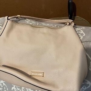 Purse light mauve tan